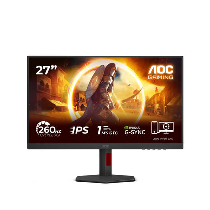 AOC | Gaming | 27G4ZR | 27 Zoll | Fast IPS | Full HD 1920 x 1080 bei 240 Hz | 350 cd/m²