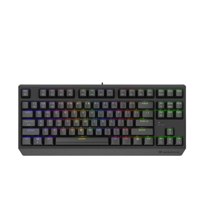 Genesis | Gaming-Tastatur | 230 TKL | Kabelgebunden | RGB-Hintergrundbeleuchtung | QWERTY US | Schwarz