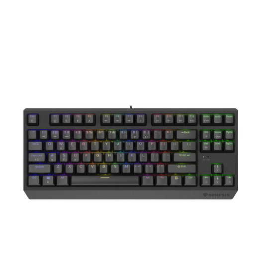 Genesis | Gaming Keyboard | 230 TKL | Wired | Backlit RGB | QWERTY US | Black