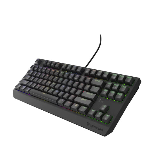 Genesis | Gaming Keyboard | 230 TKL | Wired | Backlit RGB | QWERTY US | Black
