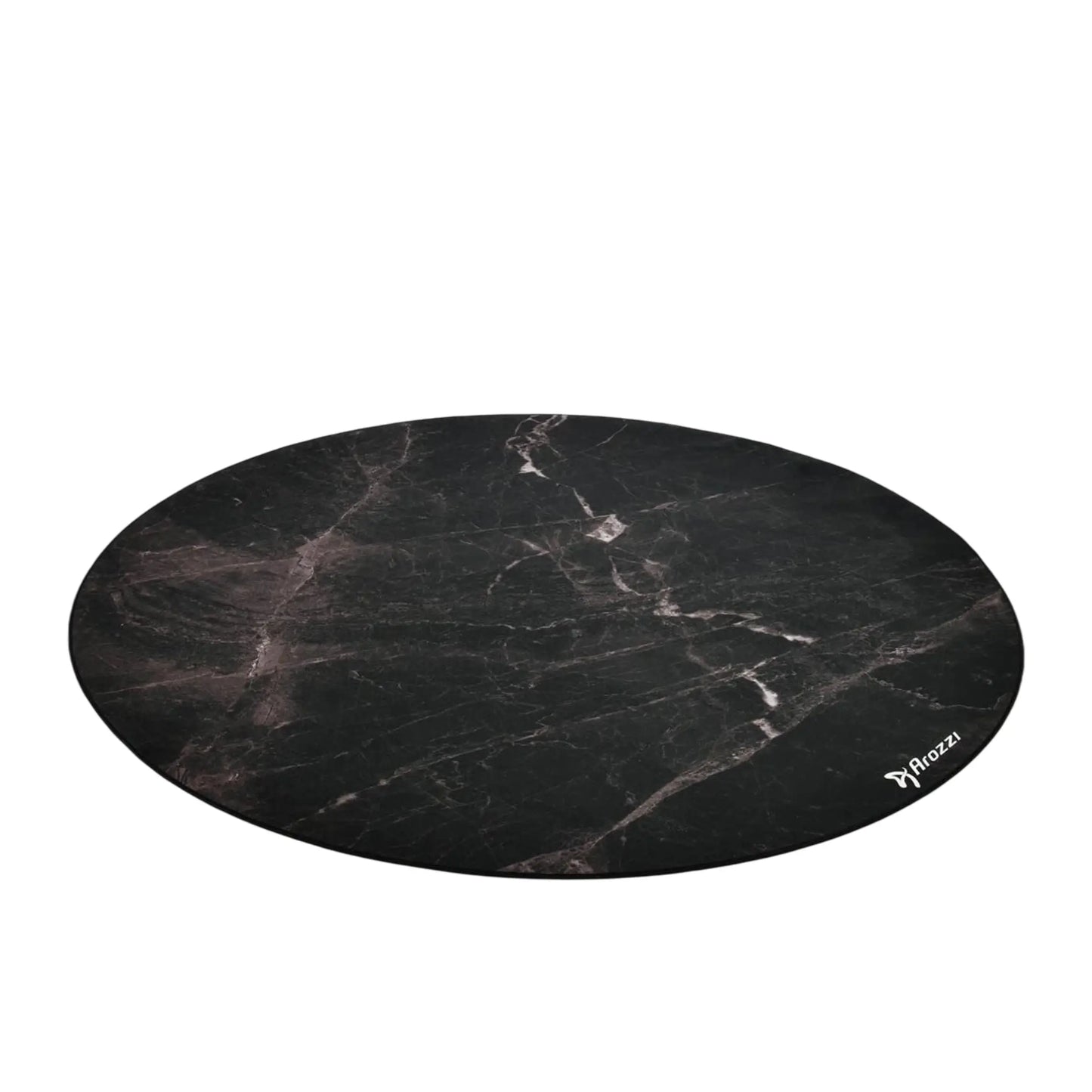 Arozzi | Zona | Tapis de sol rond | Marbre noir | 121 cm