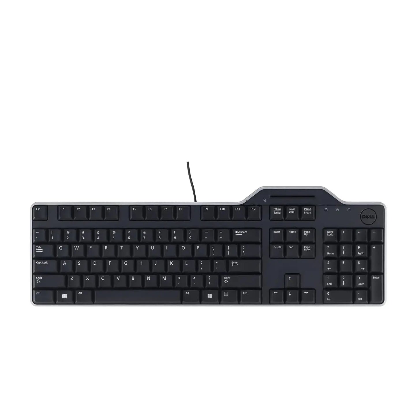Dell | Smartcard-Tastatur - KB813 | Kabelgebunden | QWERTZ US | USB | Schwarz