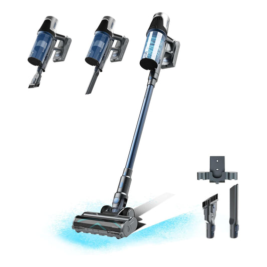 Cecotec | Conga Rockstar P50 X-Treme | A90_EU01_119724 | Kabelloser Stielstaubsauger | Blau/Schwarz