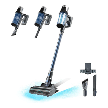 Cecotec | Conga Rockstar P50 X-Treme | A90_EU01_119724 | Kabelloser Stielstaubsauger | Blau/Schwarz