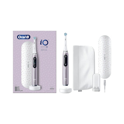 Oral-B | iO9 Series | iO9 Rose Quarz | Elektrische Zahnbürste | Wiederaufladbar | Rose Quarz