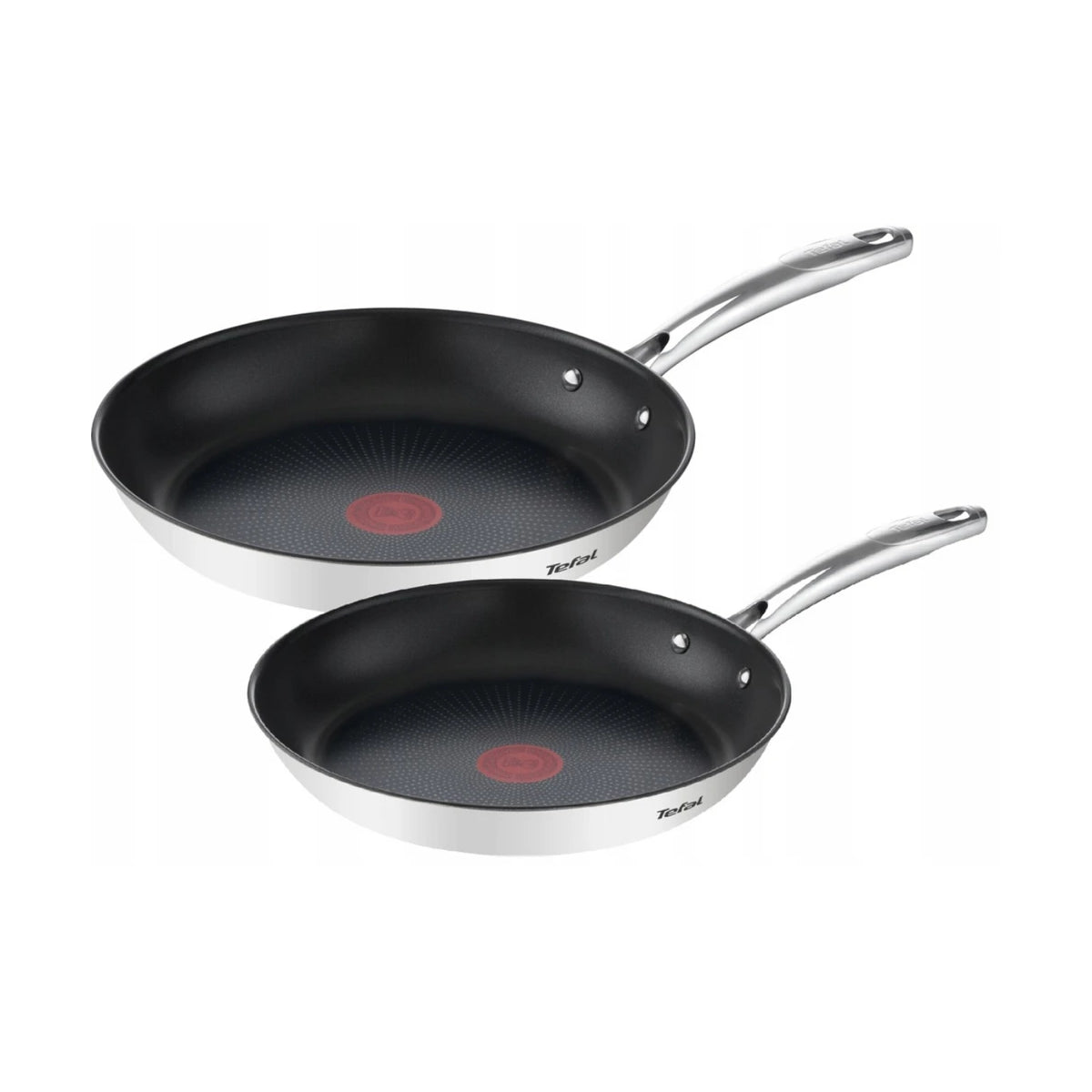 Tefal | Duetto+ | G732S255 | Pfannen-Set | 24/28 cm | Schwarz