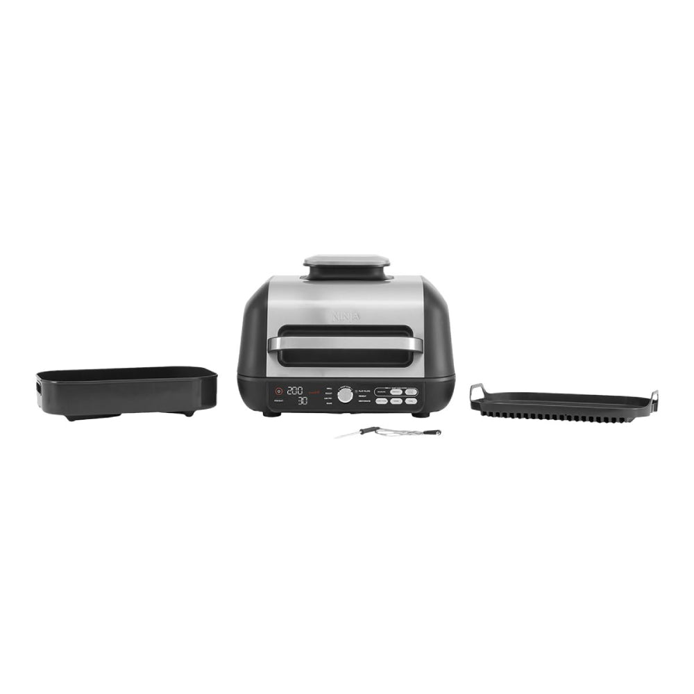 Ninja | Foodi Max Pro Health Grill, Kochplatte & Heißluftfritteuse | AG651EU | Elektrogrill | Schwarz