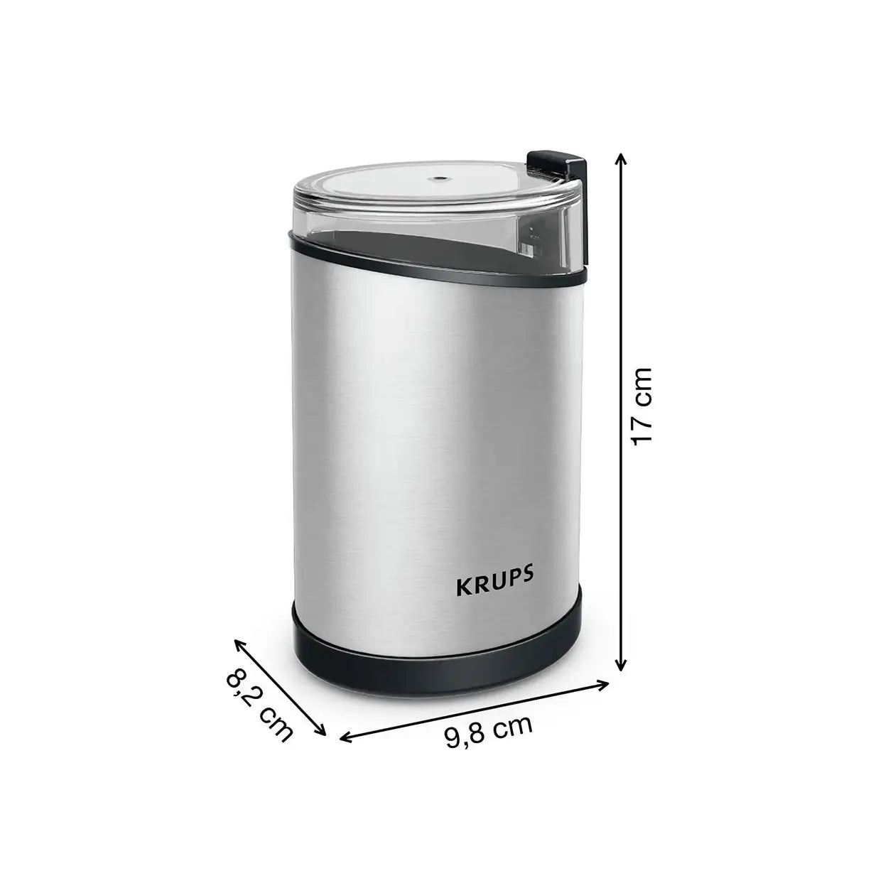 Krups | GX204D | Moulin à café | 200 W | Argent