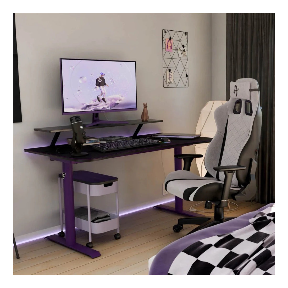 Arozzi | Arena Medium | ARENA-MEDIUM-PP | Bureau de gaming | Violet