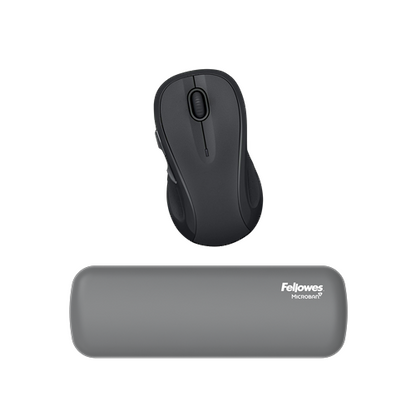 Fellowes | Breyta Palm Wrist Rest | 100142566 | Wrist Rest | Grey