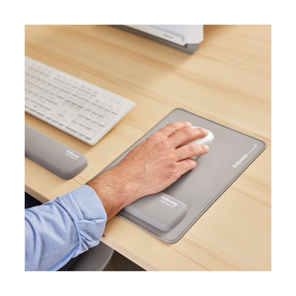 Fellowes | Breyta Palm Wrist Rest | 100142566 | Wrist Rest | Grey