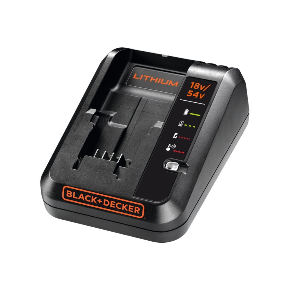 BLACK+DECKER | Fast Charger 18V-54V 2A Li-Ion | BDC2A-QW | Battery Charger | Black
