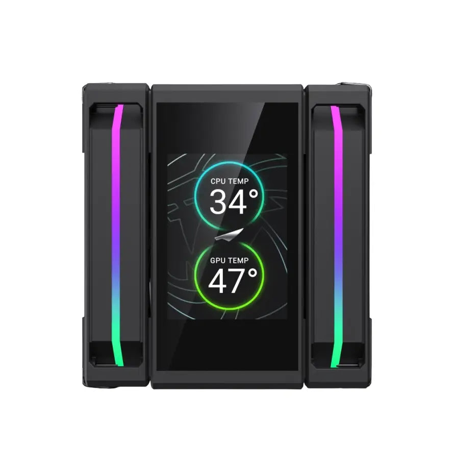 Gamemax | CPU Air Cooler | SIGMA 620 LCD BK | Black