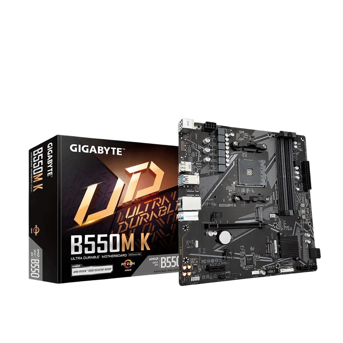 Gigabyte | B550M K | Processor Socket Socket AM4 | Chipset Type AMD B550 | DDR4 SDRAM