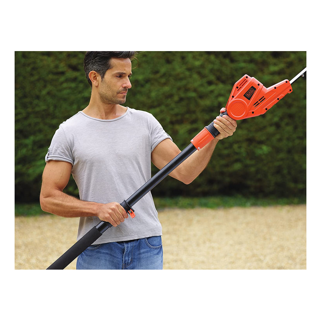 BLACK+DECKER | PH5551-QS | Telescopic Hedge Trimmer | 550 W | 51 cm