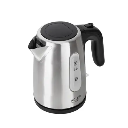 Adler | Kettle | AD 1273 | Standard | 1.6 kW | 1 L | Stainless steel | Silver