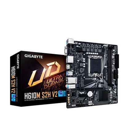 Gigabyte | H610M S2H V2 | Processor Socket LGA1700 Socket | Chipset Type Intel H610 | DDR5 SDRAM