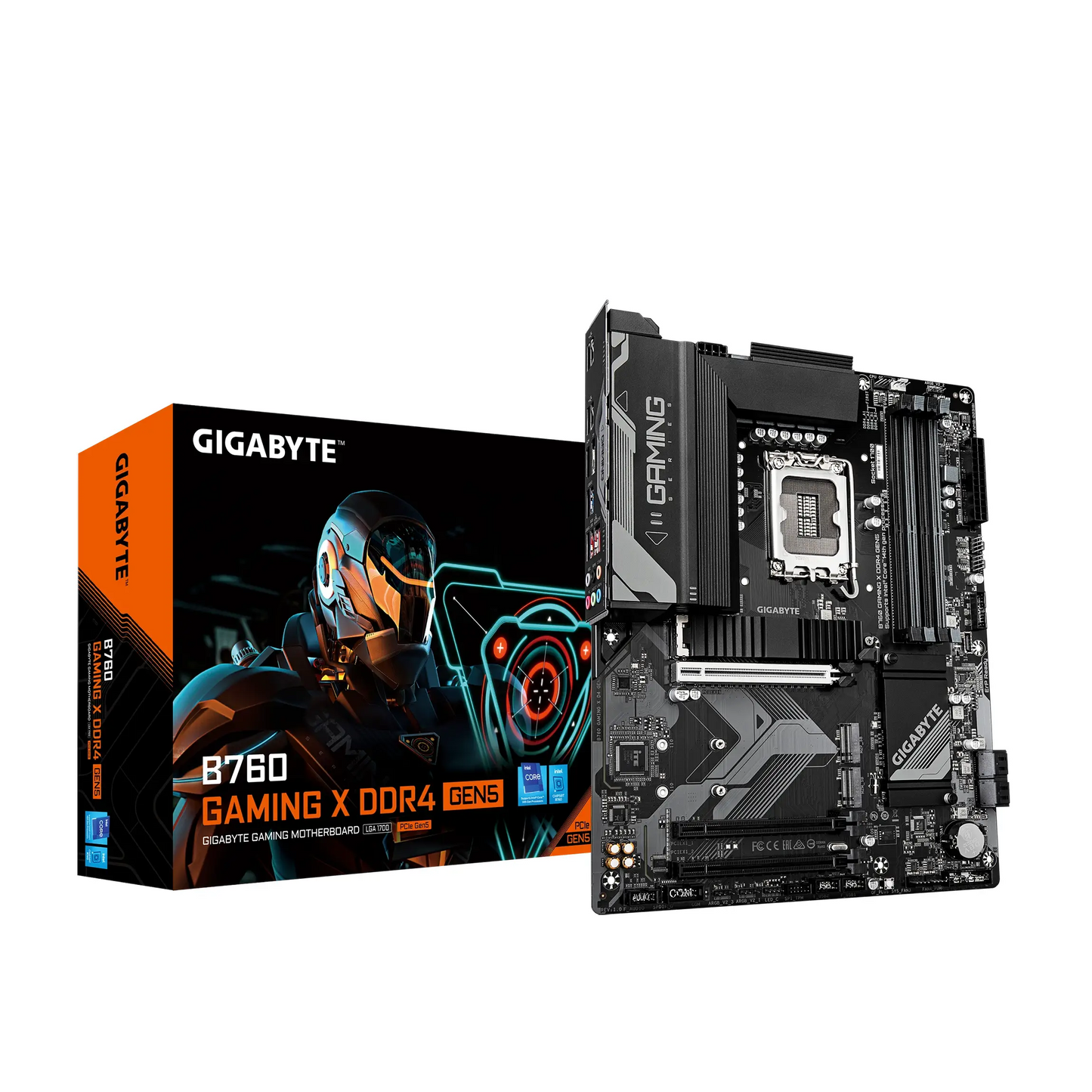 Gigabyte | B760 GAMING X DDR4 GEN5 | Processor Socket LGA1700 Socket | Chipset Type Intel B760 | DDR4 SDRAM