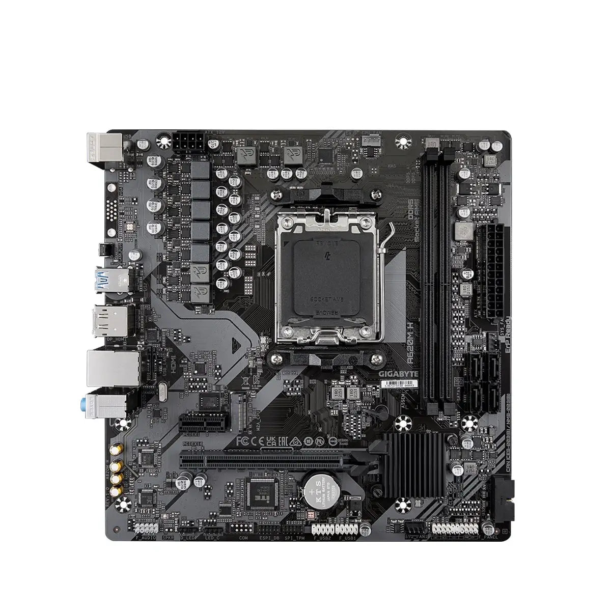 Gigabyte | A620M H | Processor Socket Socket AM5 | Chipset Type AMD A620 | DDR5 SDRAM