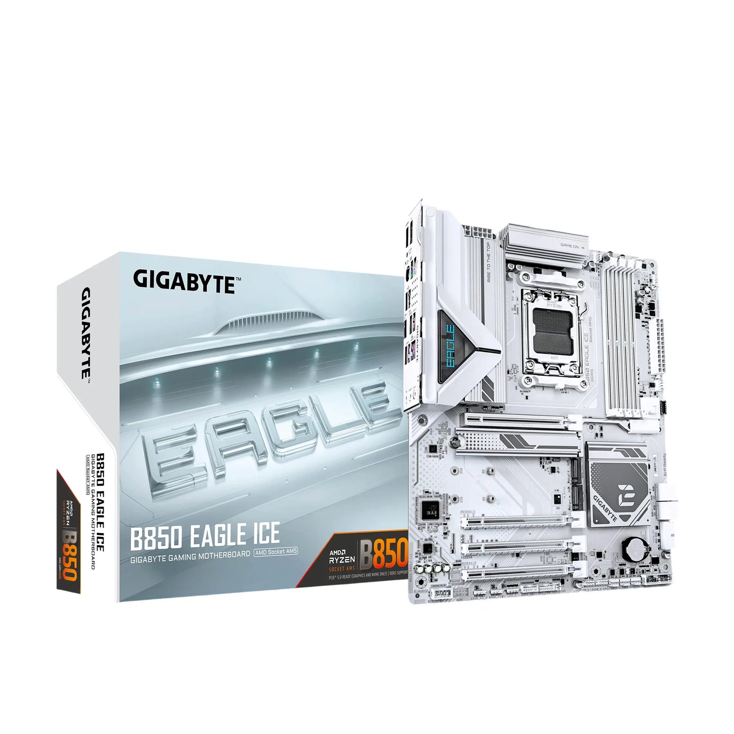 Gigabyte | B850 EAGLE ICE | Processor Socket Socket AM5 | Chipset Type AMD B850 | DDR5 SDRAM