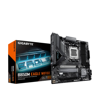 Gigabyte | B850M EAGLE WIFI6E | Processor Socket Socket AM5 | Chipset Type AMD B850 | DDR5 SDRAM