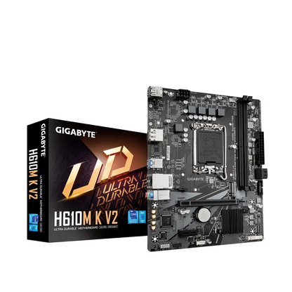 Gigabyte | H610M K V2 | Processor Socket LGA1700 Socket | Chipset Type Intel H610 Express | DDR5 SDRAM