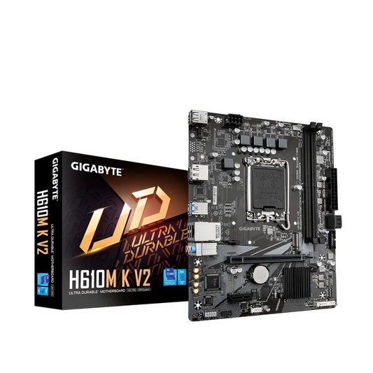 Gigabyte | H610M K V2 | Processor Socket LGA1700 Socket | Chipset Type Intel H610 Express | DDR5 SDRAM