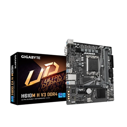 Gigabyte | H610M H V3 DDR4 | Processor Socket LGA1700 Socket | Chipset Type Intel H610 | DDR4 SDRAM