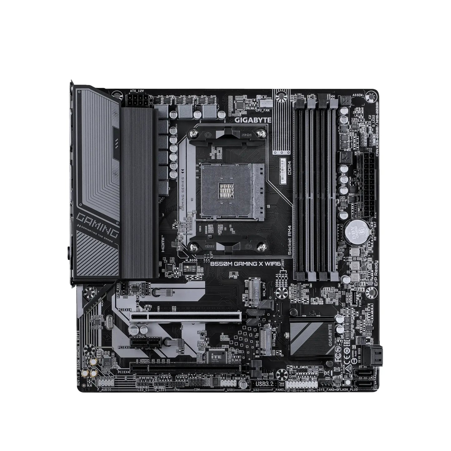 Gigabyte | B550M GAMING X WIFI6 | Processor Socket Socket AM4 | Chipset Type AMD B550 | DDR4 SDRAM
