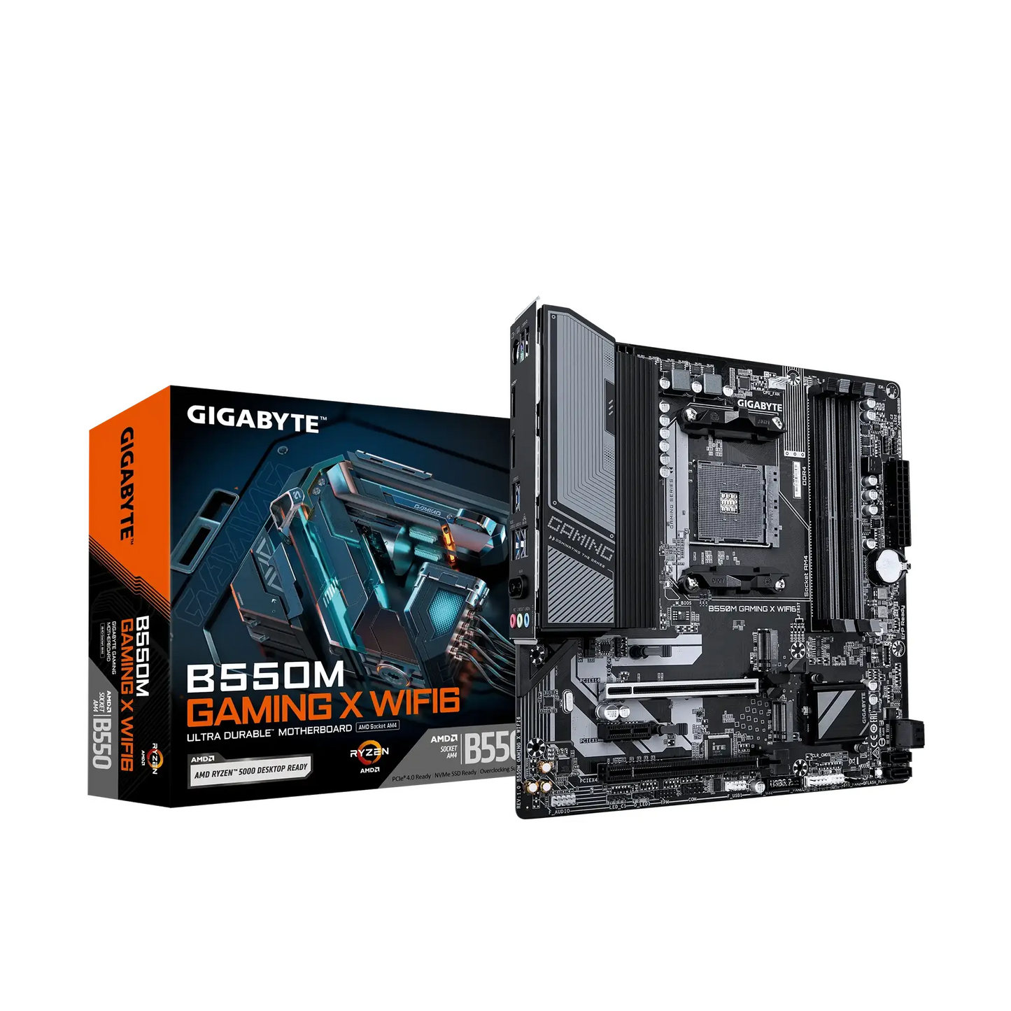 Gigabyte | B550M GAMING X WIFI6 | Processor Socket Socket AM4 | Chipset Type AMD B550 | DDR4 SDRAM