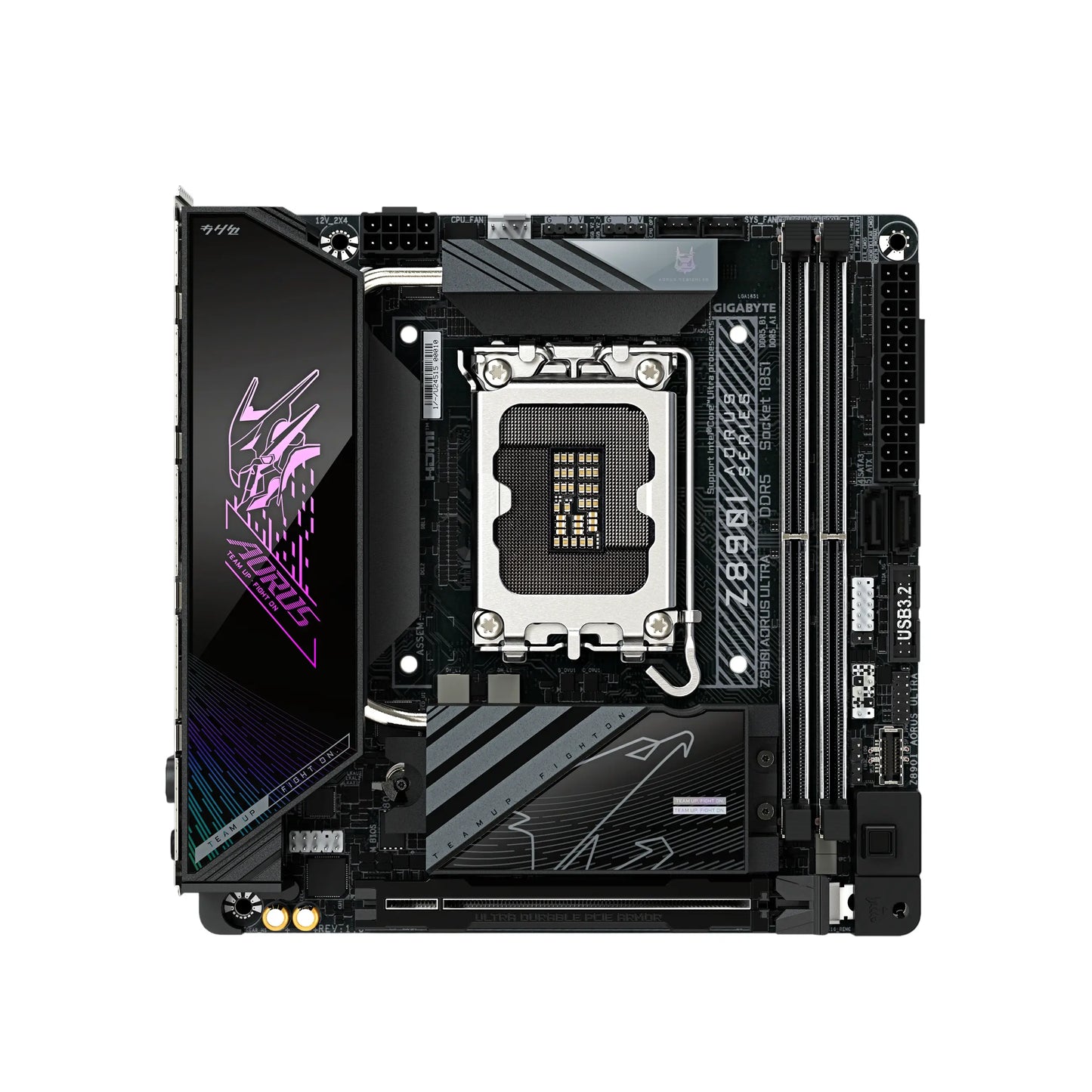 Gigabyte | Z890I ULTRA | Processor Socket LGA1851 Socket | Chipset Type Intel Z890 Express | DDR5 SDRAM