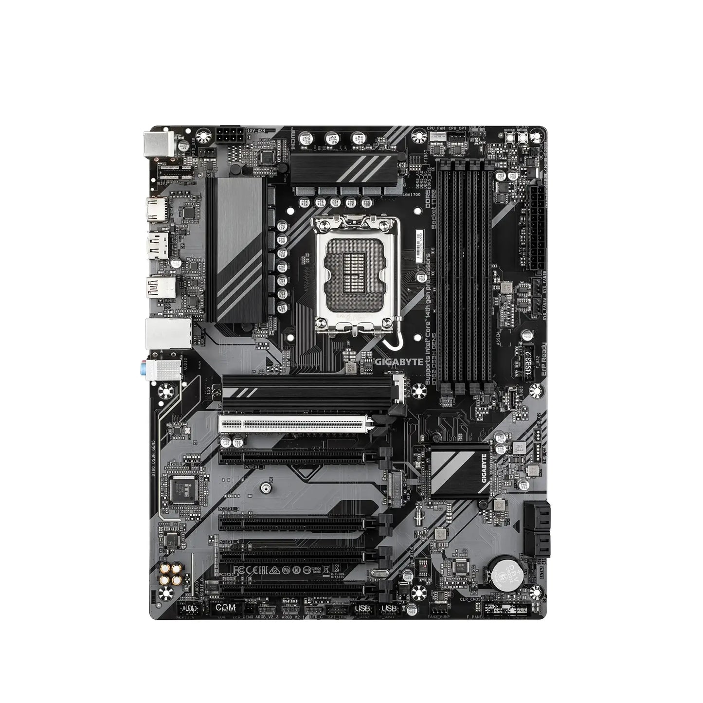 Gigabyte | B760 DS3H GEN5 | Processor Socket LGA1700 Socket | Chipset Type Intel B760 | DDR5 SDRAM