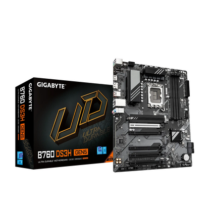 Gigabyte | B760 DS3H GEN5 | Processor Socket LGA1700 Socket | Chipset Type Intel B760 | DDR5 SDRAM
