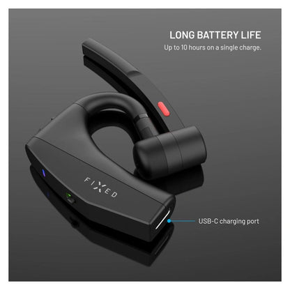 Fixed | Headset | Talk Pro | In-ear | Open ear | Wireless | Bluetooth | Black