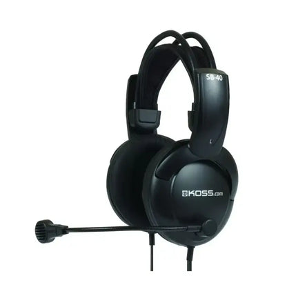 Koss  | SB40  | Headset | 40 | Full size | Microphone | Wired | 3.5 mm jack | Black