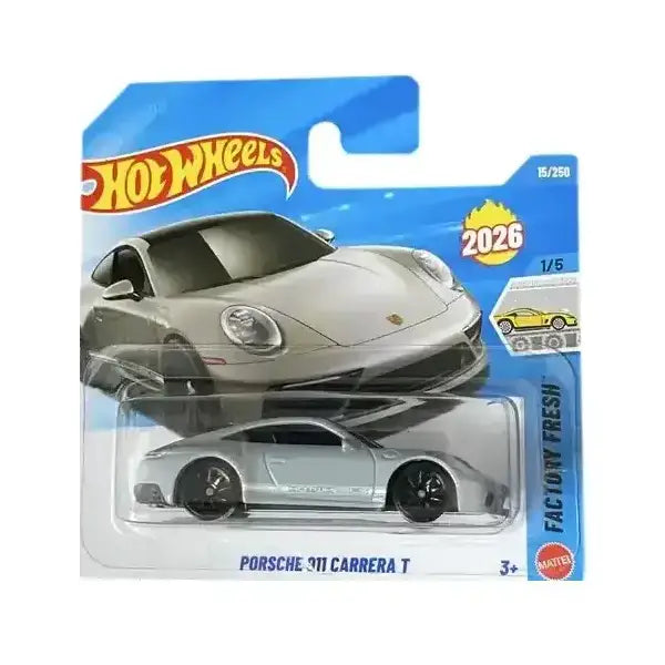 Hot Wheels | Porsche 911 Carrera T  1/5 | 15/250 | Arctic Grey