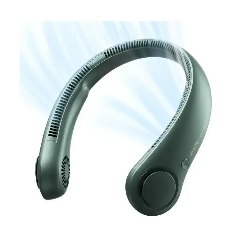 JisuLife | Neck Fan 3 Dark Green | 5 W | 5 wind modes | Dark Green