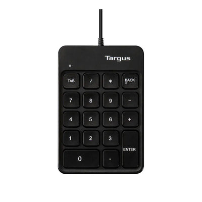 Targus | Numeric EcoSmart | AKP13GL | Numeric Keypad | Wired | USB-C | Black