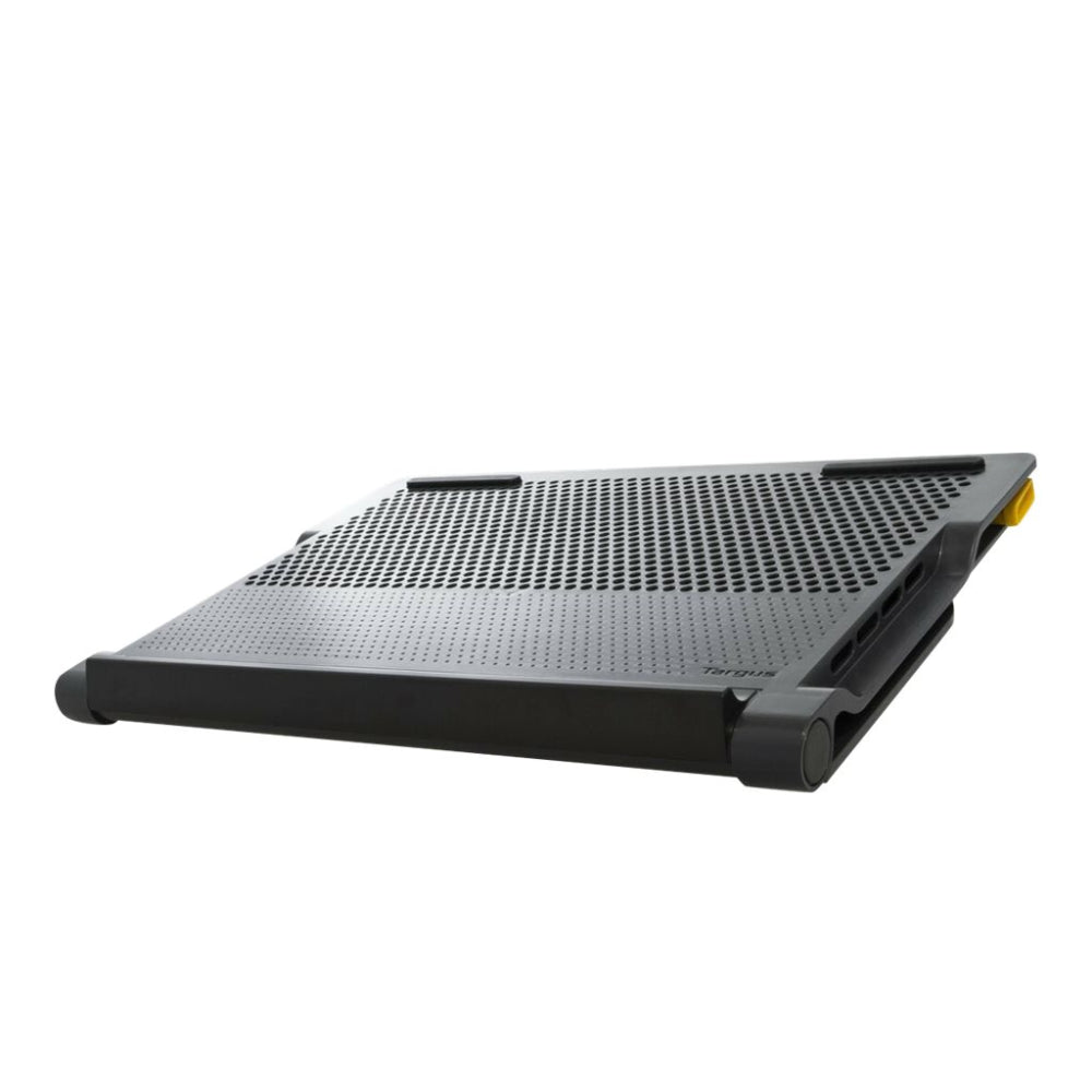 Targus | Chill Mat | AWE81EU | Laptop Cooling Pad | 4-Port USB Hub | Adjustable Height | Grey/Black