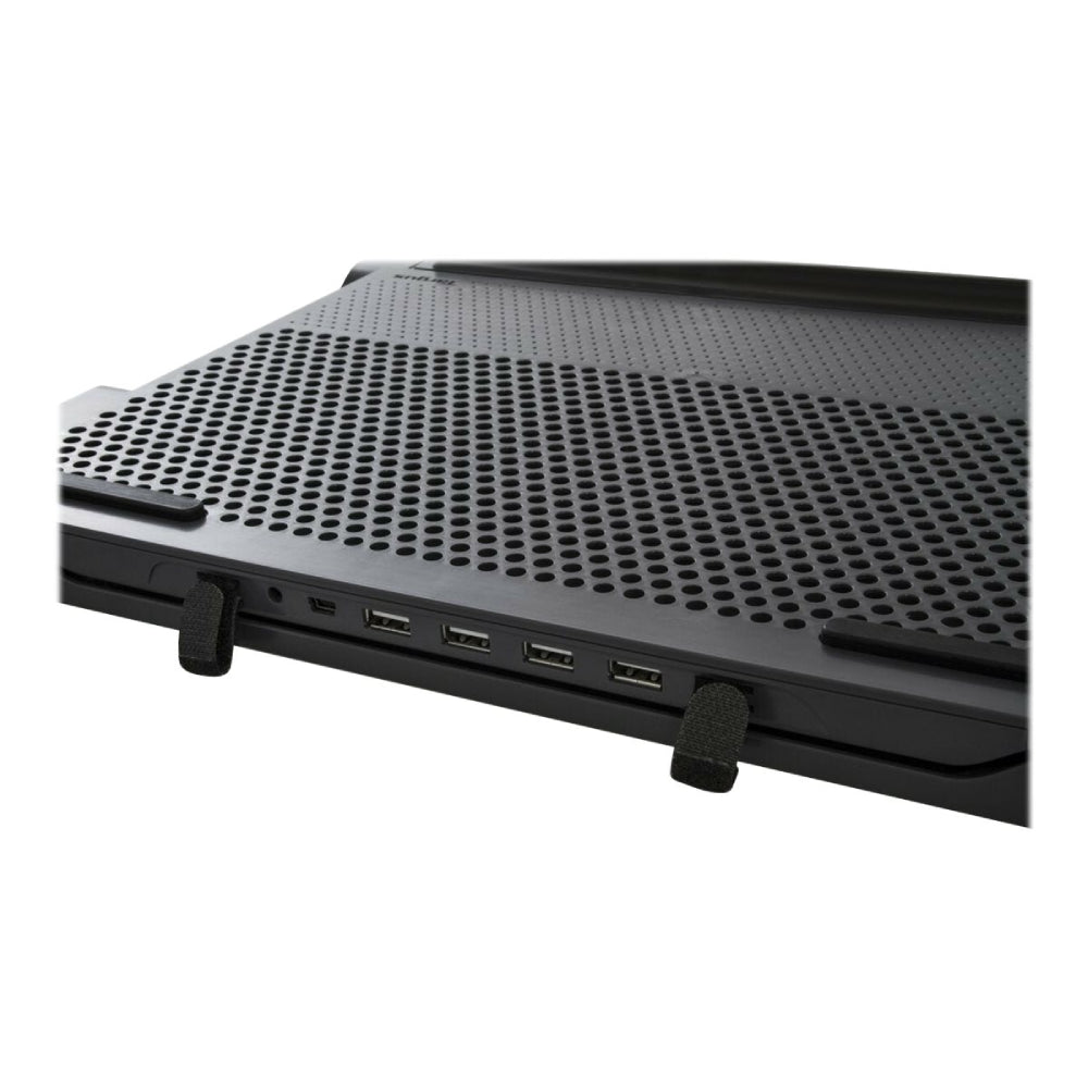 Targus | Chill Mat | AWE81EU | Laptop Cooling Pad | 4-Port USB Hub | Adjustable Height | Grey/Black