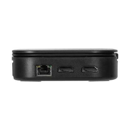 Targus | DOCK116GLZ | USB-C Dual-Monitor Reise-Dockingstation | DisplayLink | 80W PD | Dual-HDMI | Schwarz