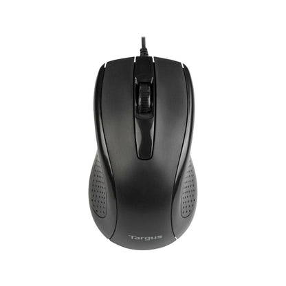 Targus | Full-Size | AMU81AMGL | Optische Maus | Kabelgebunden | USB | 1000 DPI | Schwarz
