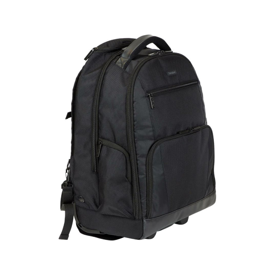 Targus | Sport Rolling | TSB700EU | Sac à Dos pour Ordinateur Portable à Roulettes | 15.6" | Noir