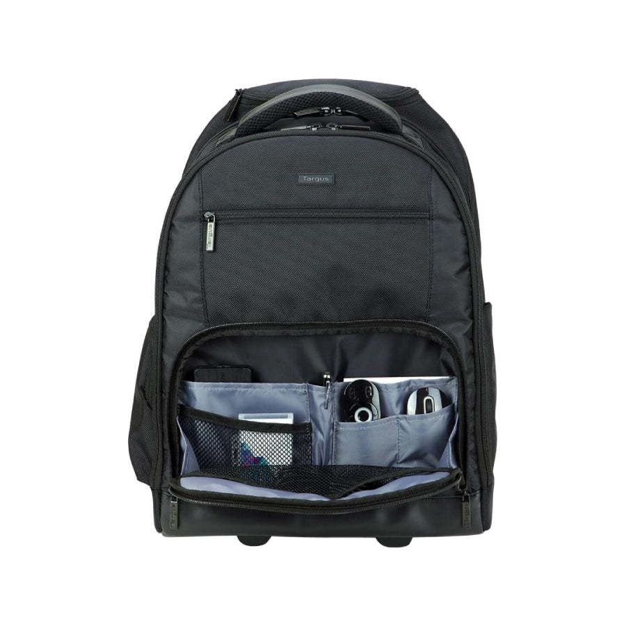 Targus | Sport Rolling | TSB700EU | Sac à Dos pour Ordinateur Portable à Roulettes | 15.6" | Noir