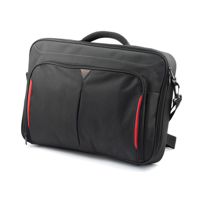 Targus | Clamshell Laptop Bag | CN418EU | Laptop Briefcase | 17–18" | Black/Red