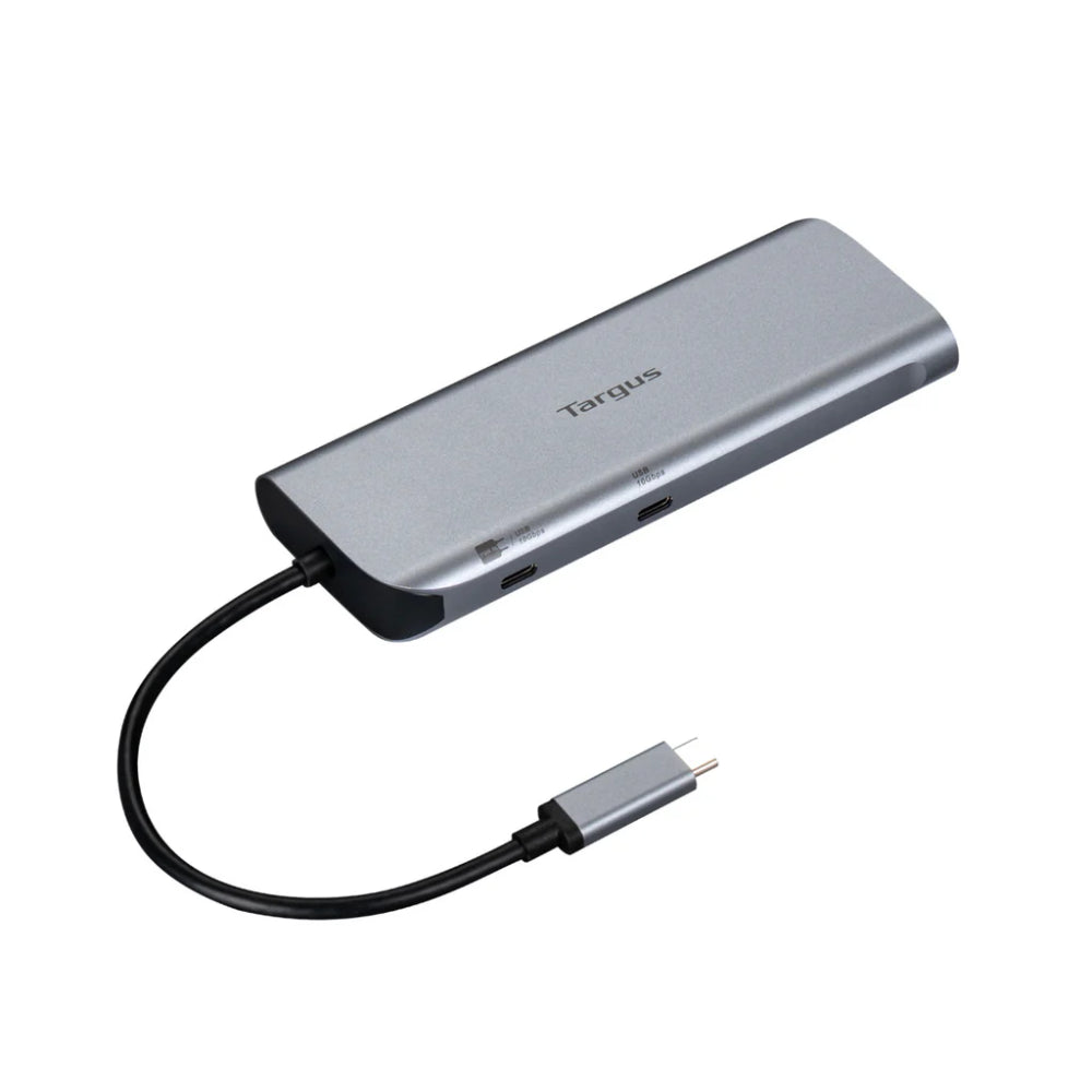 Targus | Dual Video Mobile Dock | DOCK427GL | USB-C Docking Station | Dual HDMI | 140W EPR Pass-Through | Silver
