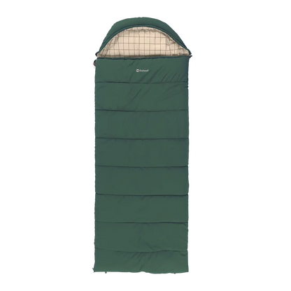 Outwell | Camper Prime | 230500 | Sleeping Bag | 2–3 Season | Right Zip | Green