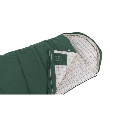 Outwell | Camper Prime | 230500 | Sleeping Bag | 2–3 Season | Right Zip | Green