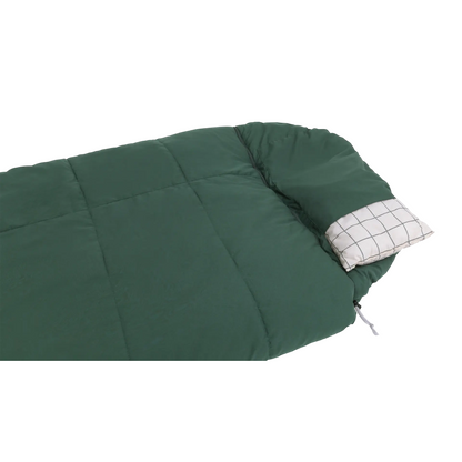 Outwell | Camper Prime | 230500 | Sleeping Bag | 2–3 Season | Right Zip | Green