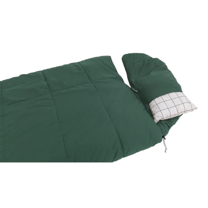 Outwell | Camper Prime | 230500 | Sleeping Bag | 2–3 Season | Right Zip | Green